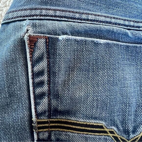 Diesel Y2K Safado Regular Slim Straight Leg Button Fly Men's Blue Jeans 32x32 - Picture 14 of 15